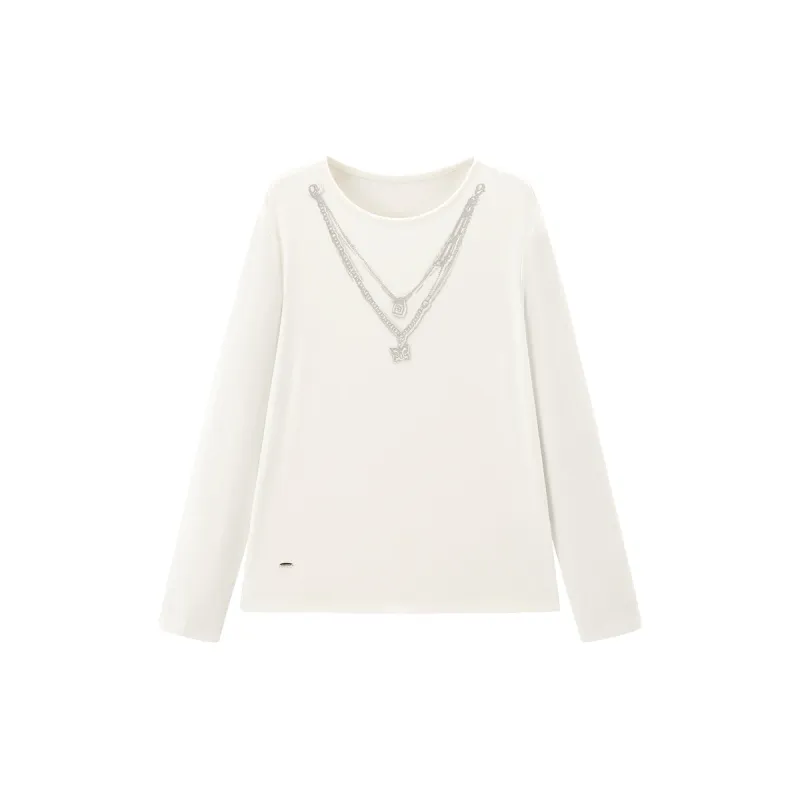 Women's Patterned Long-Sleeve T-Shirt sold by PEACEBIRD