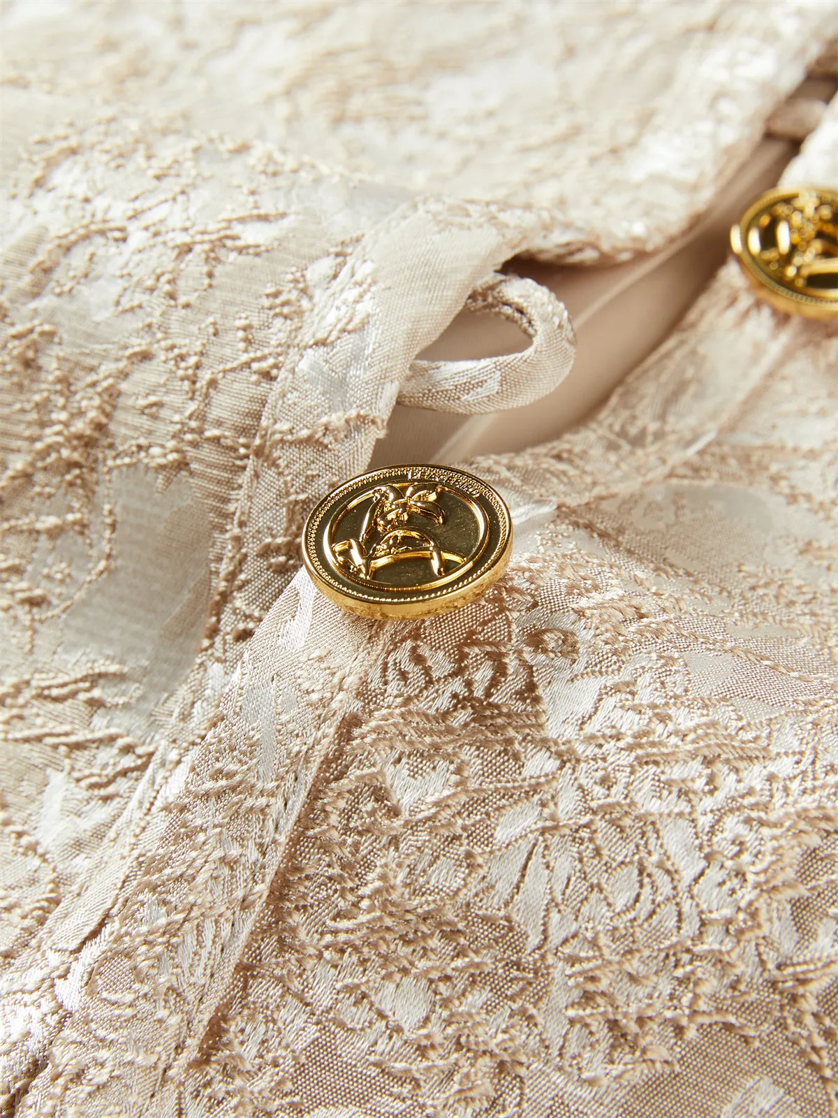 Women's Jacquard Fabric Jacket sold by PEACEBIRD product image thumbnail 4