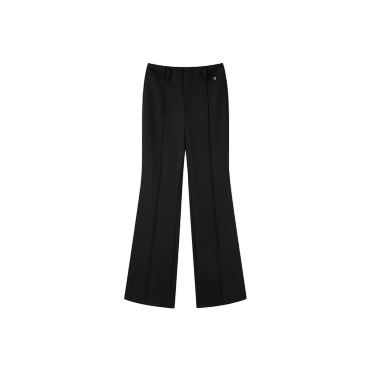 Women's High Waist Flared Pants with Side Slit sold by PEACEBIRD