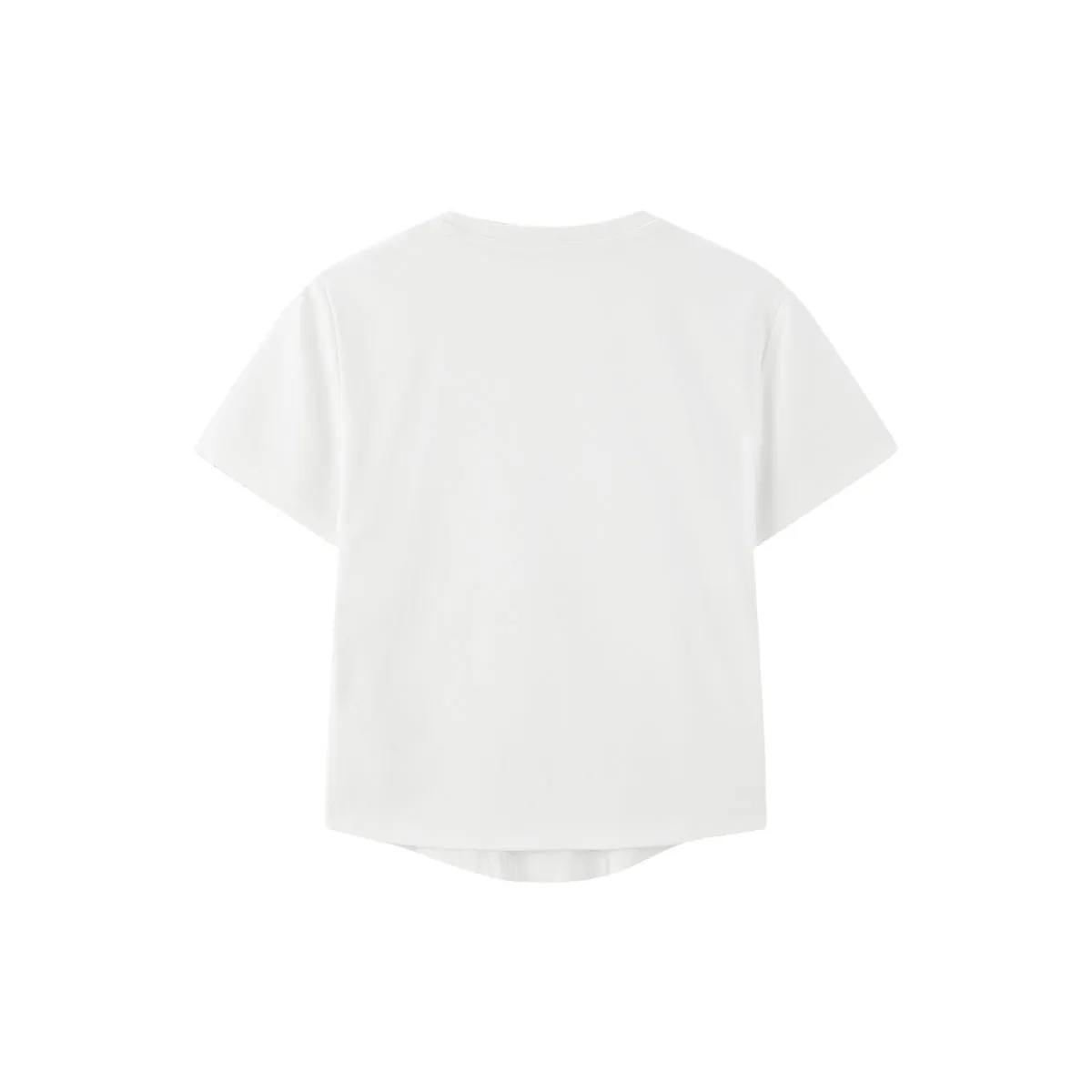 Women's Solid Embroidered T-shirt sold by PEACEBIRD product image thumbnail 5