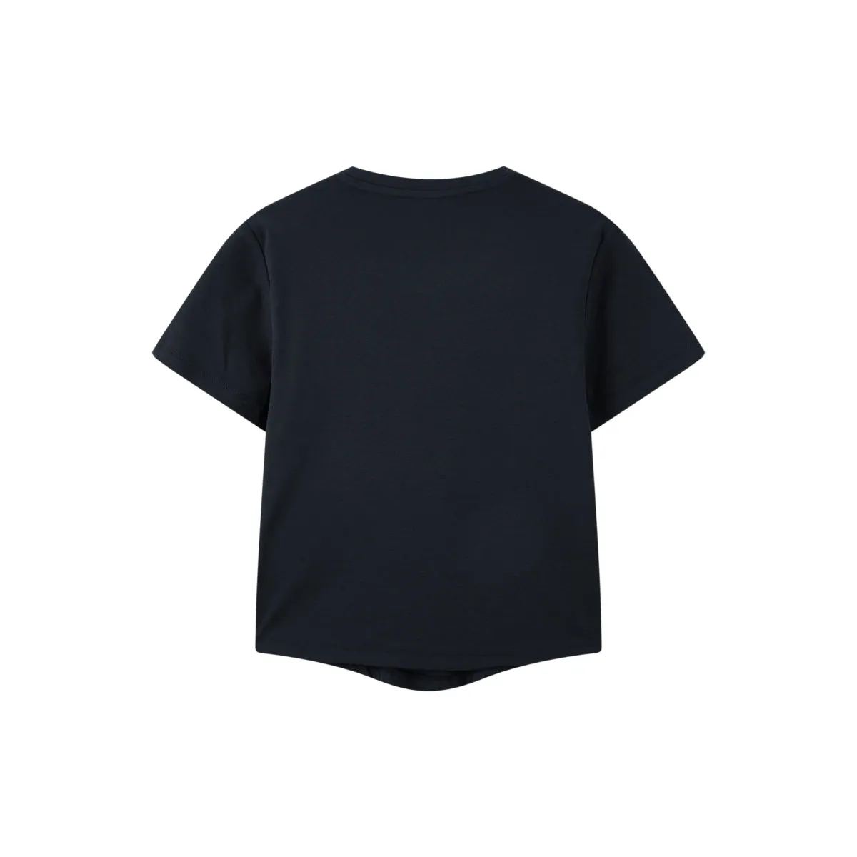 Women's Solid Embroidered T-shirt sold by PEACEBIRD product image thumbnail 4