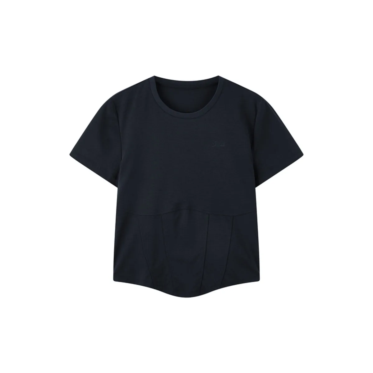 Women's Solid Embroidered T-shirt sold by PEACEBIRD