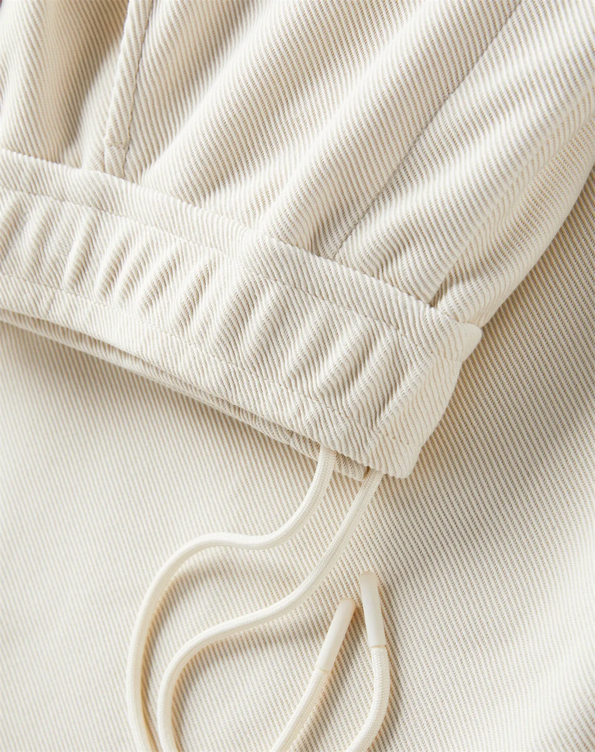 Men's Beige Straight-Leg Sweatpants sold by PEACEBIRD product image thumbnail 4