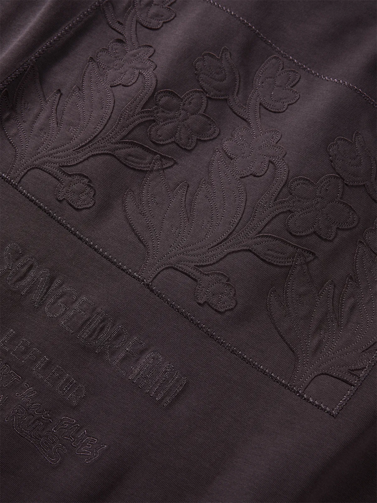 Men's Heavyweight Embroidered T-Shirt sold by PEACEBIRD product image thumbnail 5