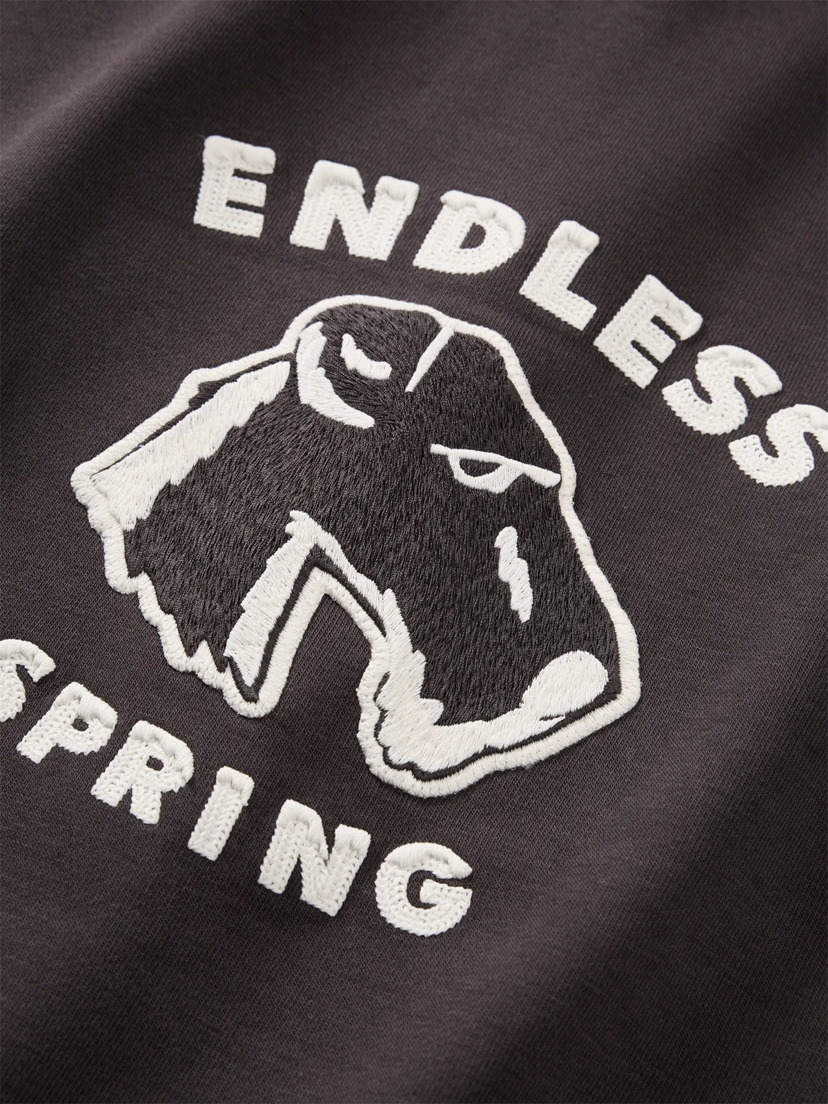 Men's Contrast Embroidered Hooded Sweatshirt sold by PEACEBIRD product image thumbnail 4