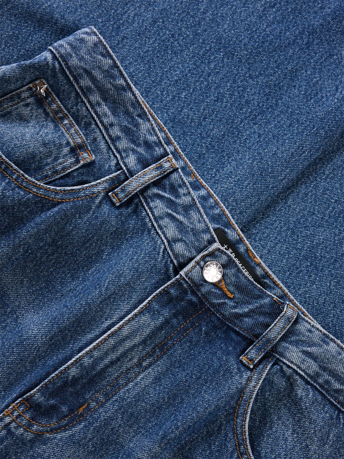Men's Lyocell Straight-Leg Washed Jeans sold by PEACEBIRD product image thumbnail 3