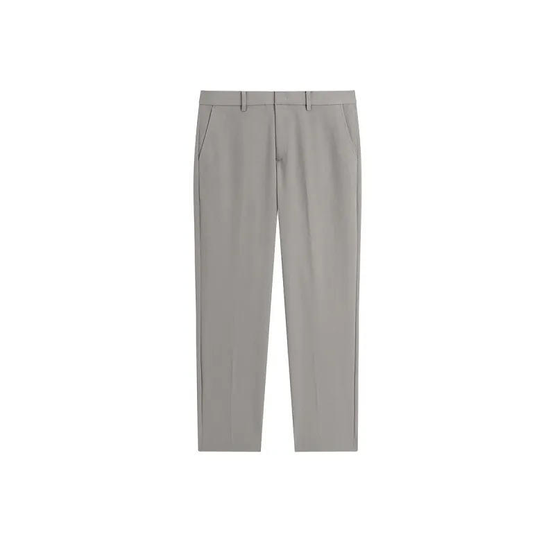 Men's Drapey Straight-Leg Suit Pants sold by PEACEBIRD
