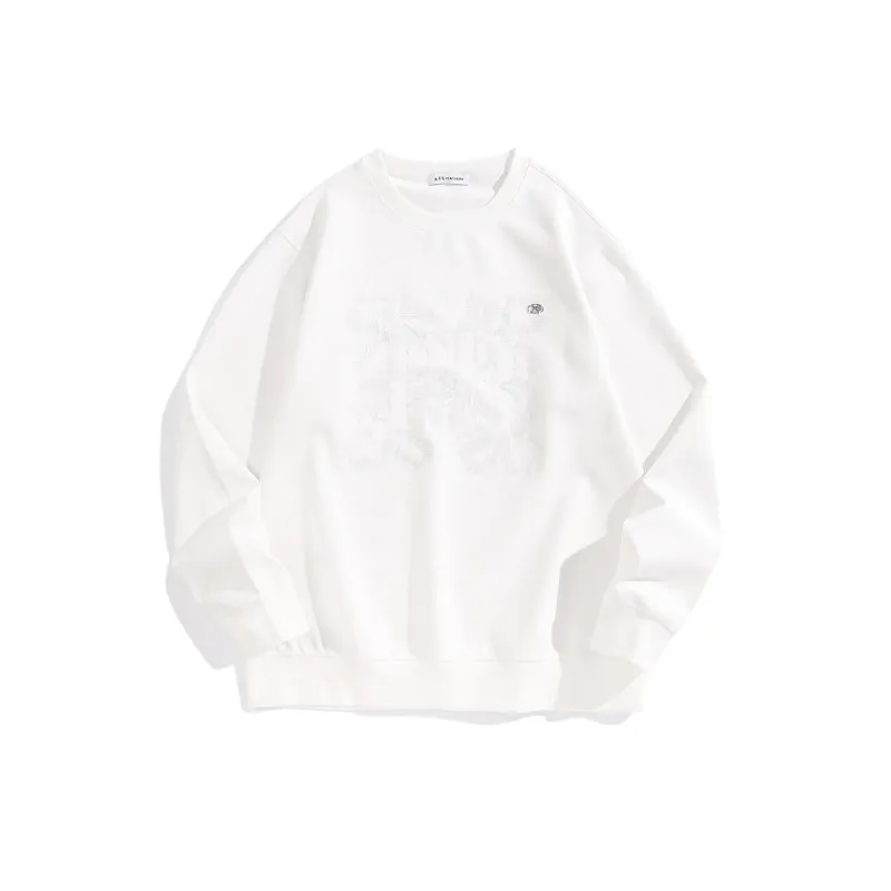 Men's Embroidered Graphic Sweatshirt sold by PEACEBIRD