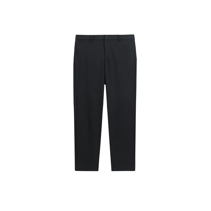 Men's Black Tapered Casual Pants sold by PEACEBIRD