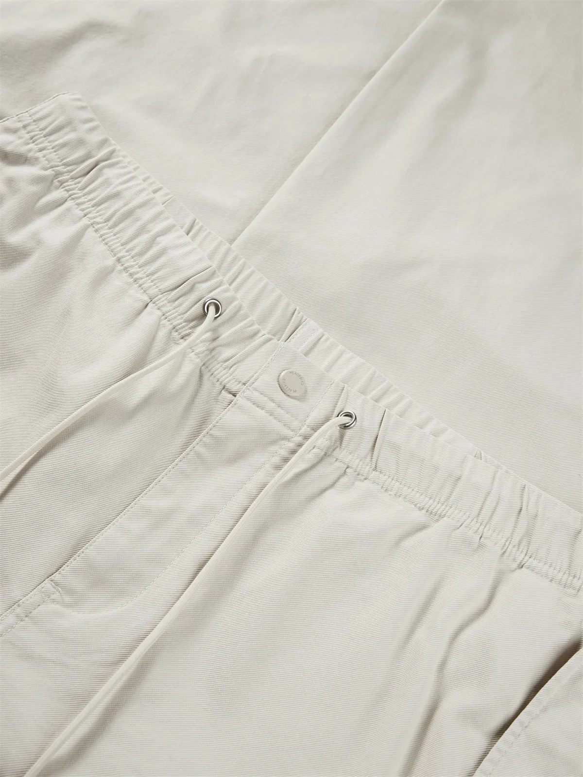 Men's Straight-Leg Drawstring Cargo Pants sold by PEACEBIRD product image thumbnail 4