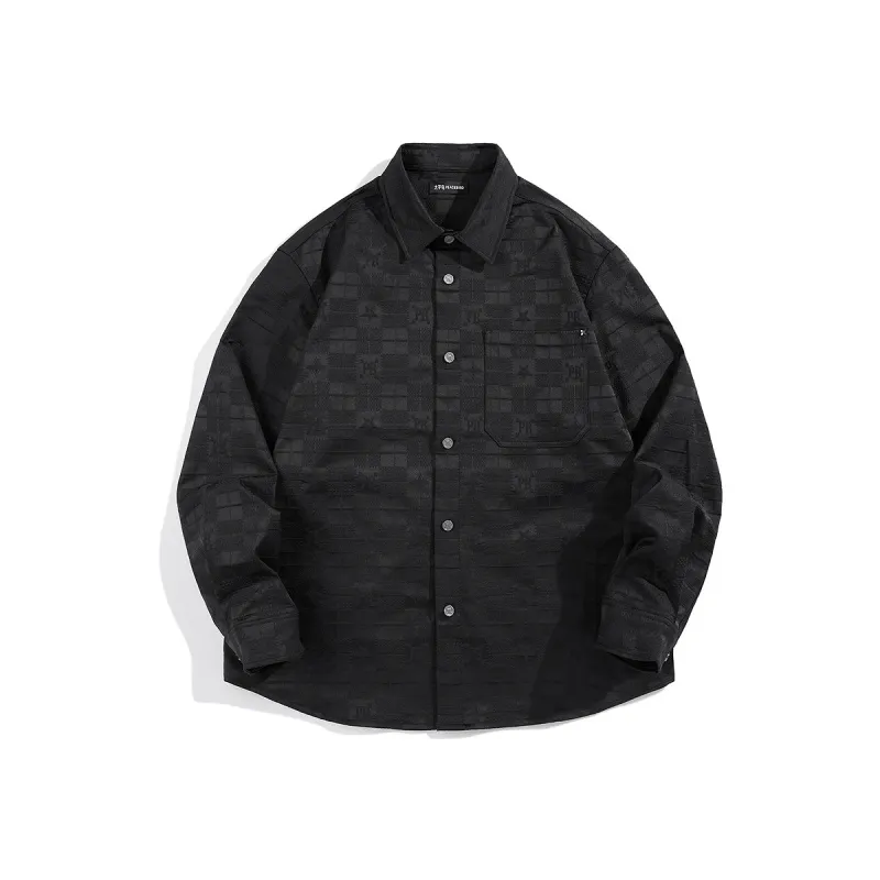 Men's Patterned Jacquard Shirt sold by PEACEBIRD