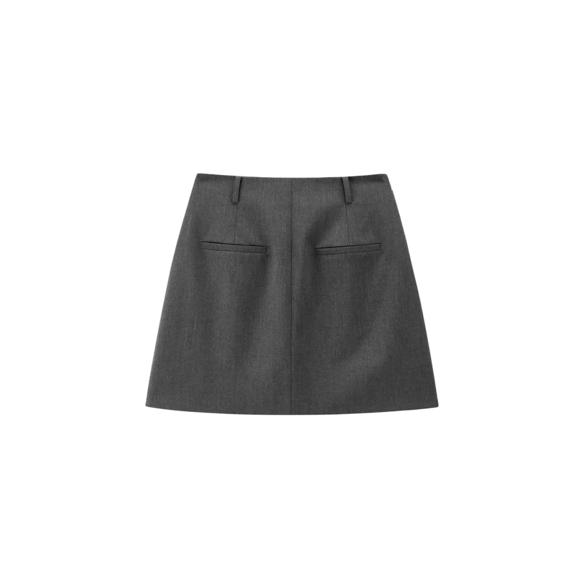Women's High-Waist Cropped A-Line Blazer Skirt sold by PEACEBIRD product image thumbnail 3