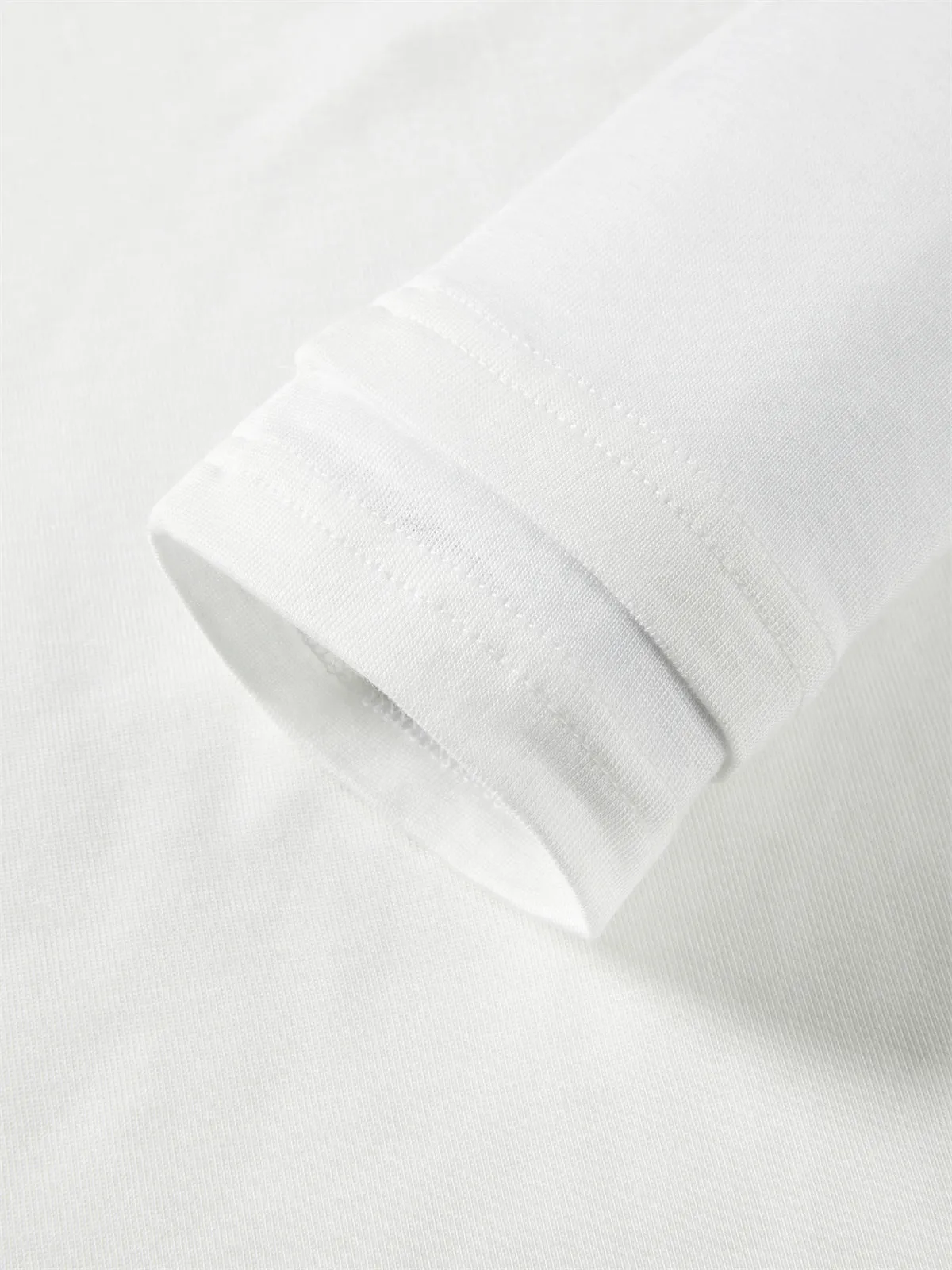 Women's Slim-Fit Double-Layer Panel T-Shirt sold by PEACEBIRD product image thumbnail 5