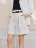 Women's High-Waist Wide-Leg Denim Shorts sold by PEACEBIRD