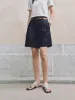 Women's High-Waist Wide-Leg Denim Shorts sold by PEACEBIRD