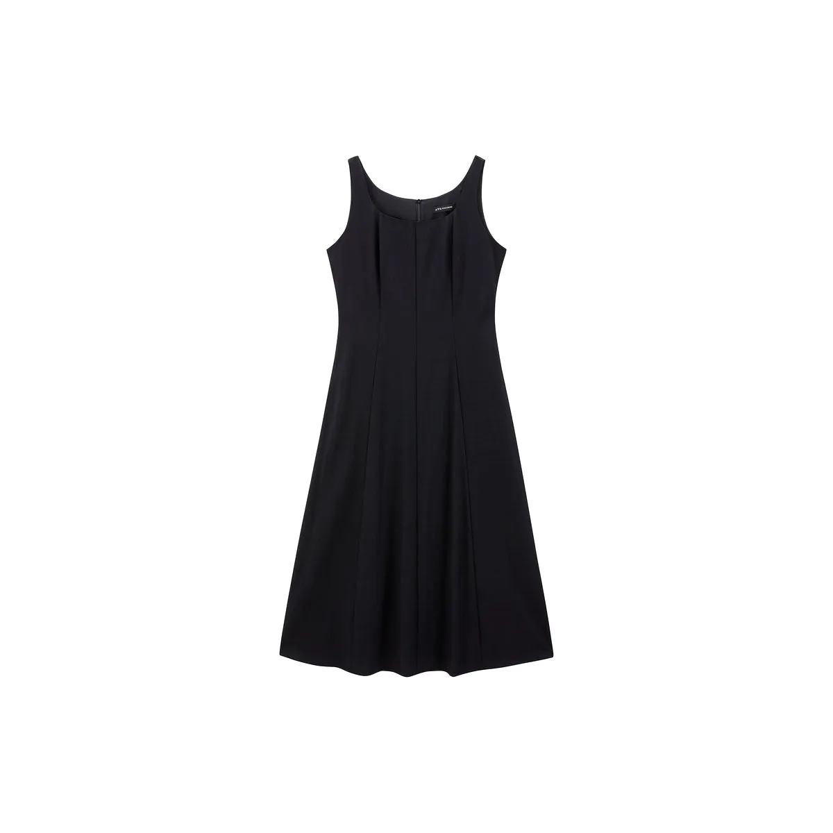 Women's Textured Square-Neck A-Line Sleeveless Dress sold by PEACEBIRD