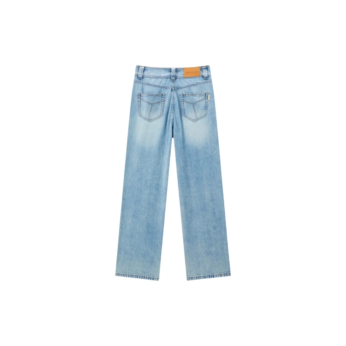 Women's Rhinestone Embellished Lightweight Jeans sold by PEACEBIRD product image thumbnail 5