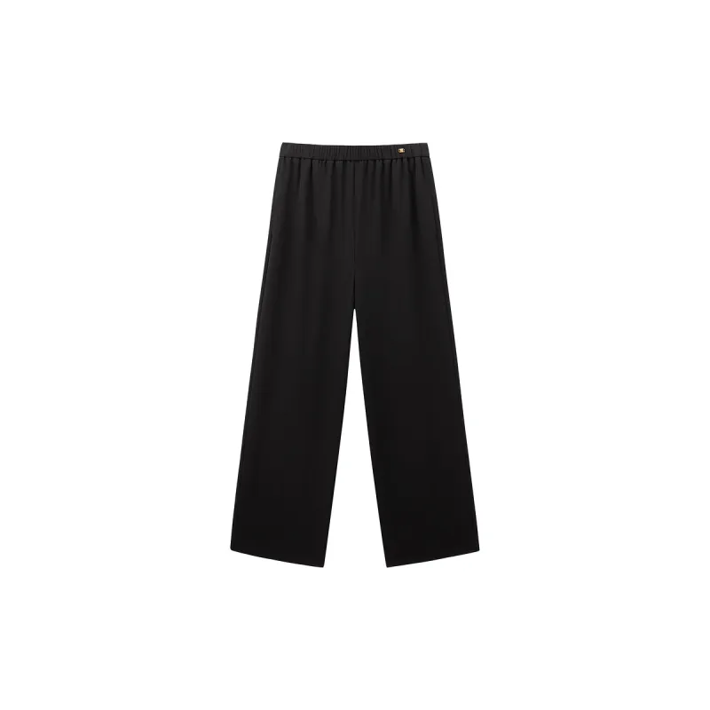 Women's Cooling Elastic-Waist Wide-Leg Pants sold by PEACEBIRD