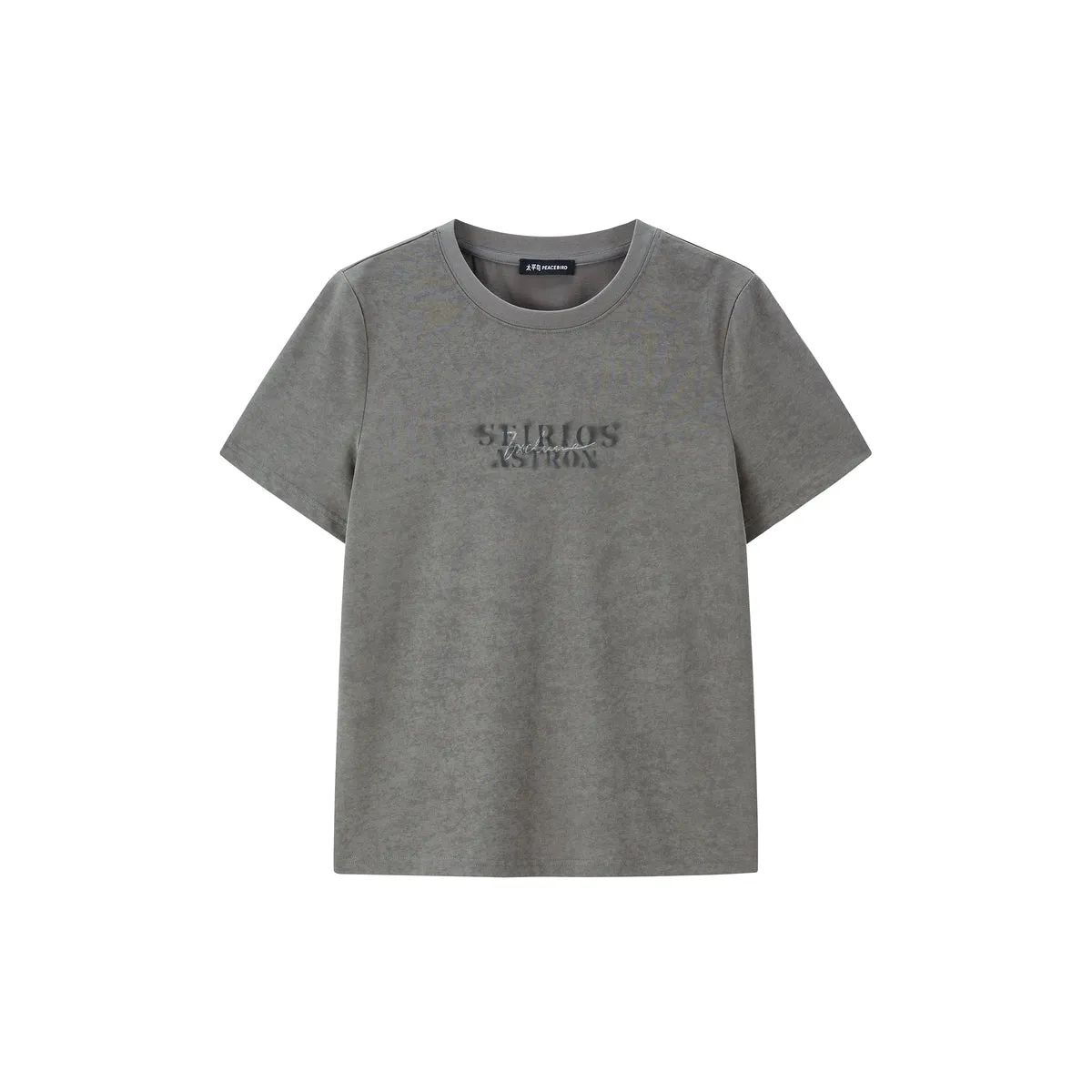 Women's Letter Graphic Printed T-Shirt sold by PEACEBIRD