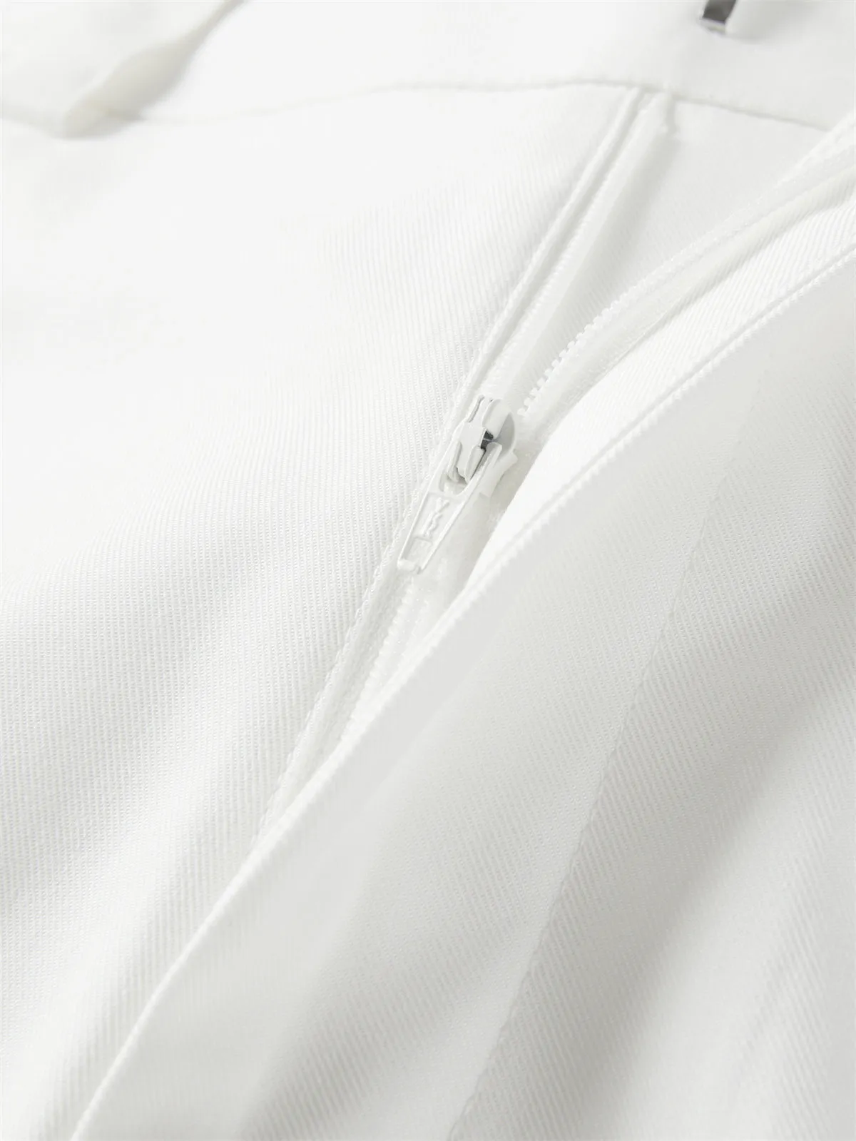 Women's High-Waisted Solid Wide-Leg Pants sold by PEACEBIRD product image thumbnail 5