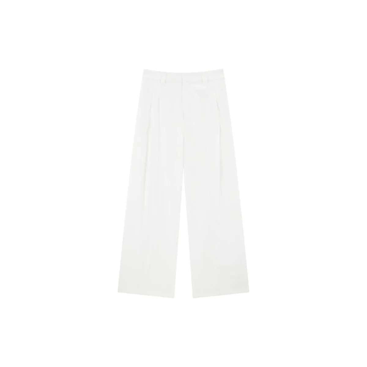 Women's High-Waisted Solid Wide-Leg Pants sold by PEACEBIRD