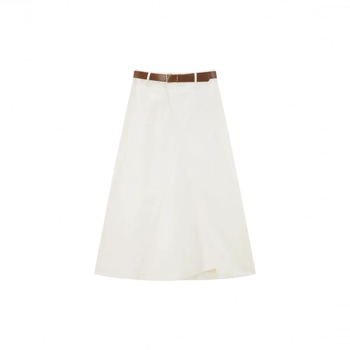 Women's Asymmetrical Hem Denim Skirt sold by PEACEBIRD