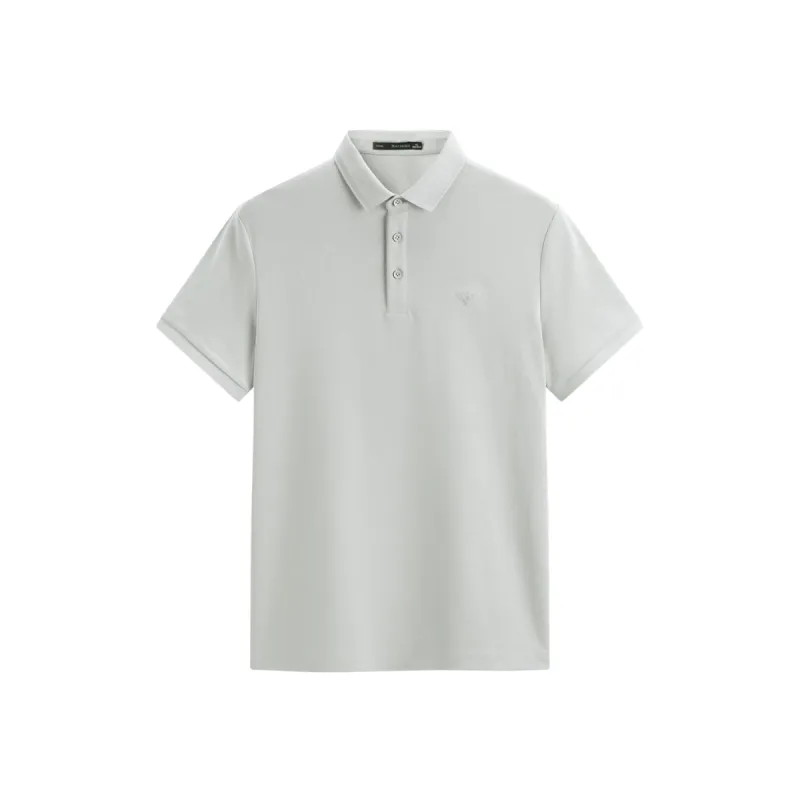 Men's Cooling Gray-Green Commuter Polo Shirt sold by PEACEBIRD