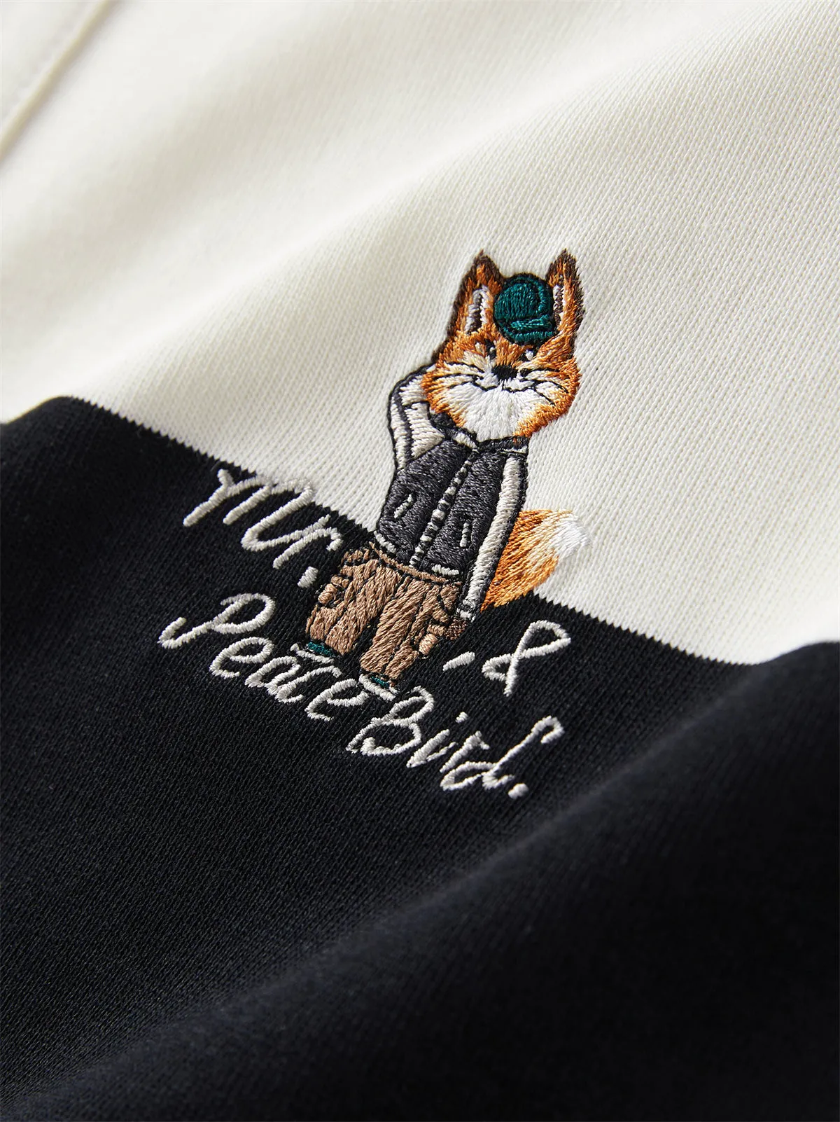 Men's Black & White Striped Soft Polo Shirt sold by PEACEBIRD product image thumbnail 4