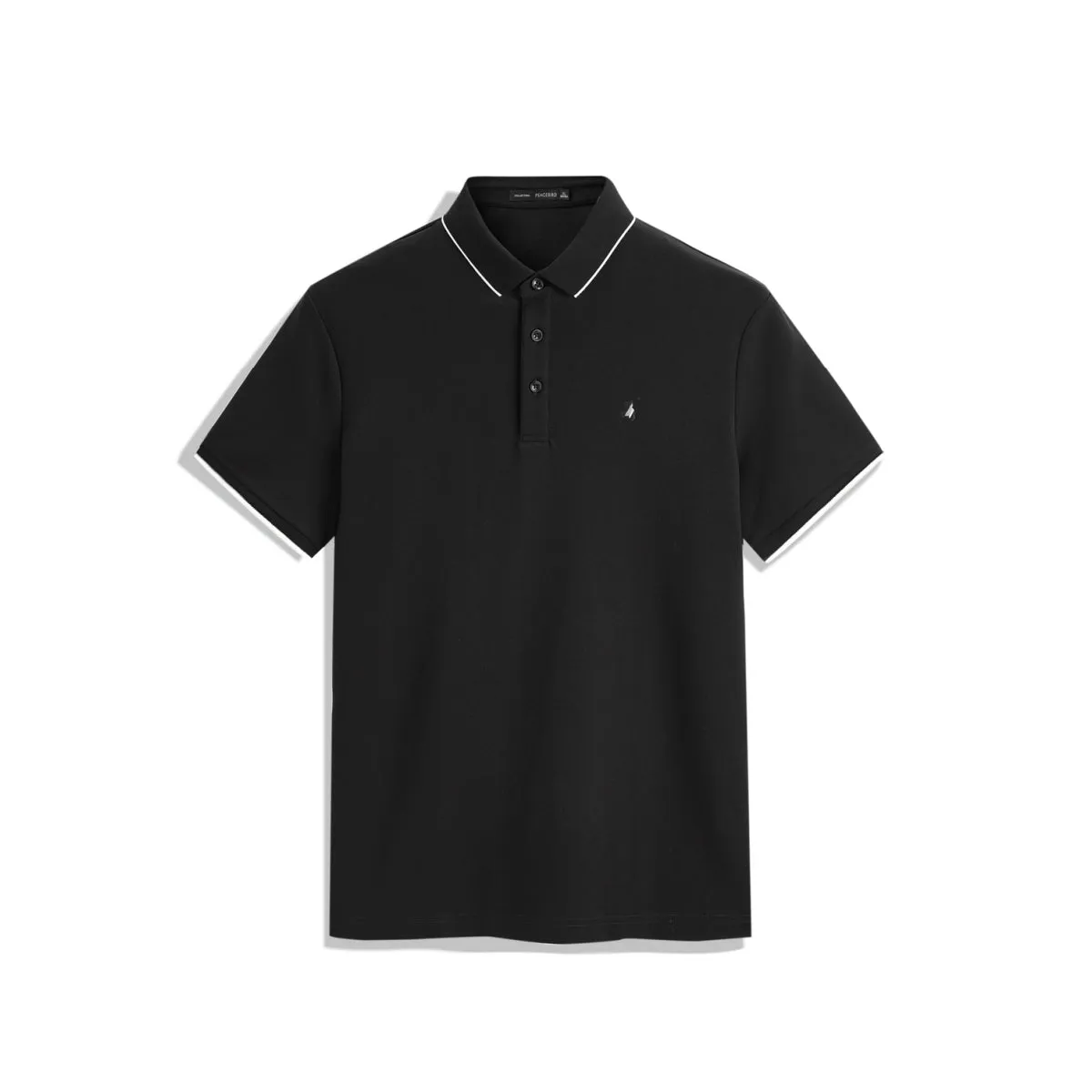 Men's Cooling Polo Shirt with Contrast Edges sold by PEACEBIRD