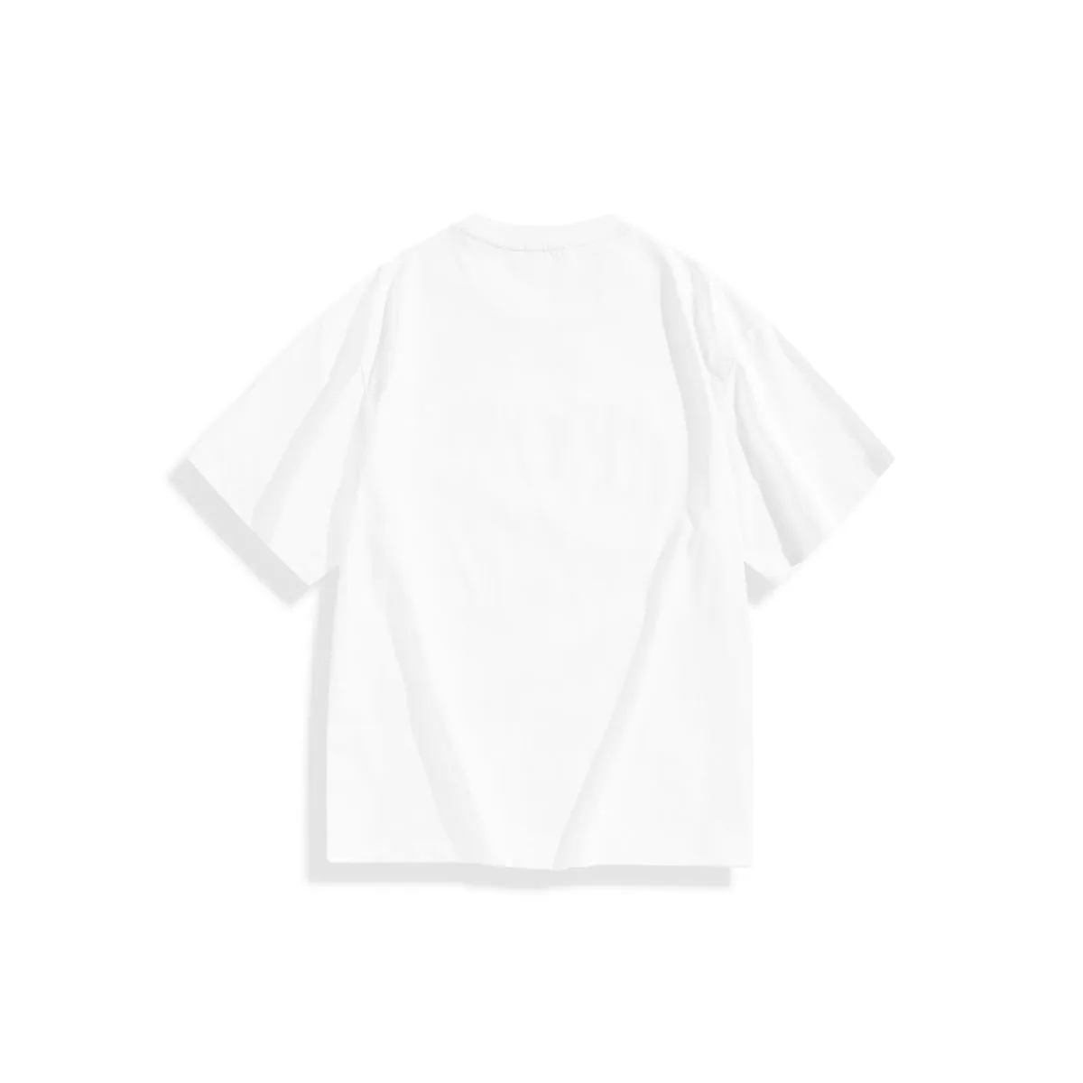 Men's Solid Embossed Letter T-Shirt sold by PEACEBIRD product image thumbnail 5