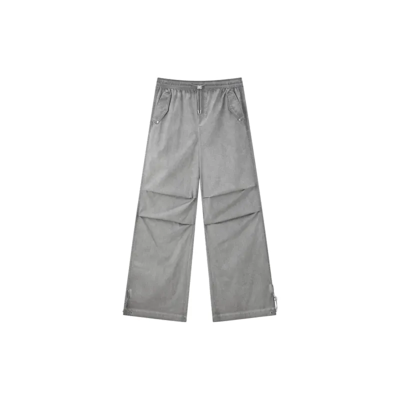 Women's Textured Pleated High-Waist Wide-Leg Pants sold by PEACEBIRD