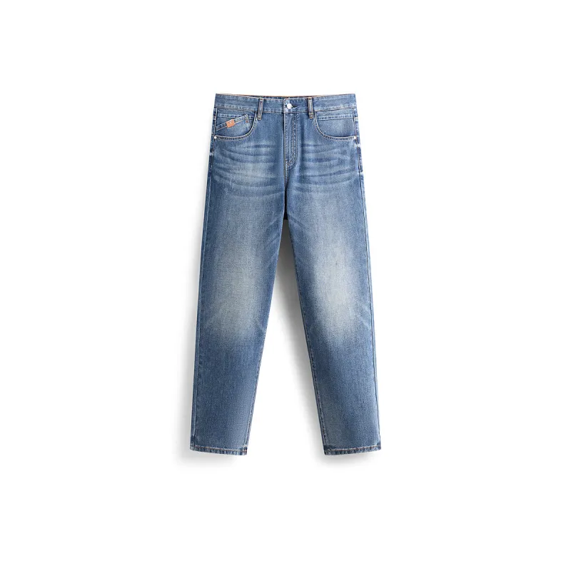 Men's Whiskered Gradient Skinny Jeans sold by PEACEBIRD