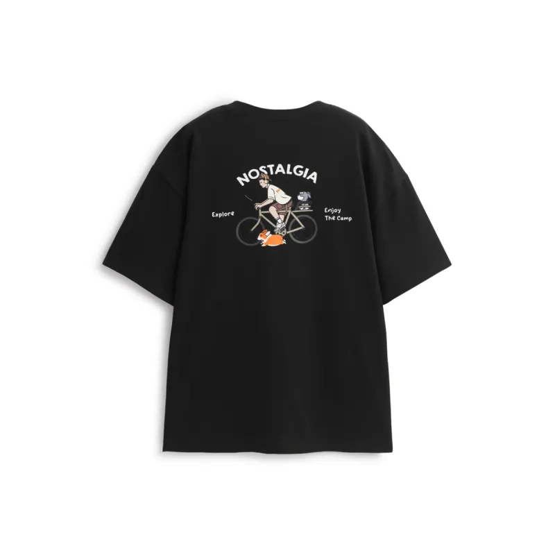 Men's Back Graphic Print T-Shirt sold by PEACEBIRD