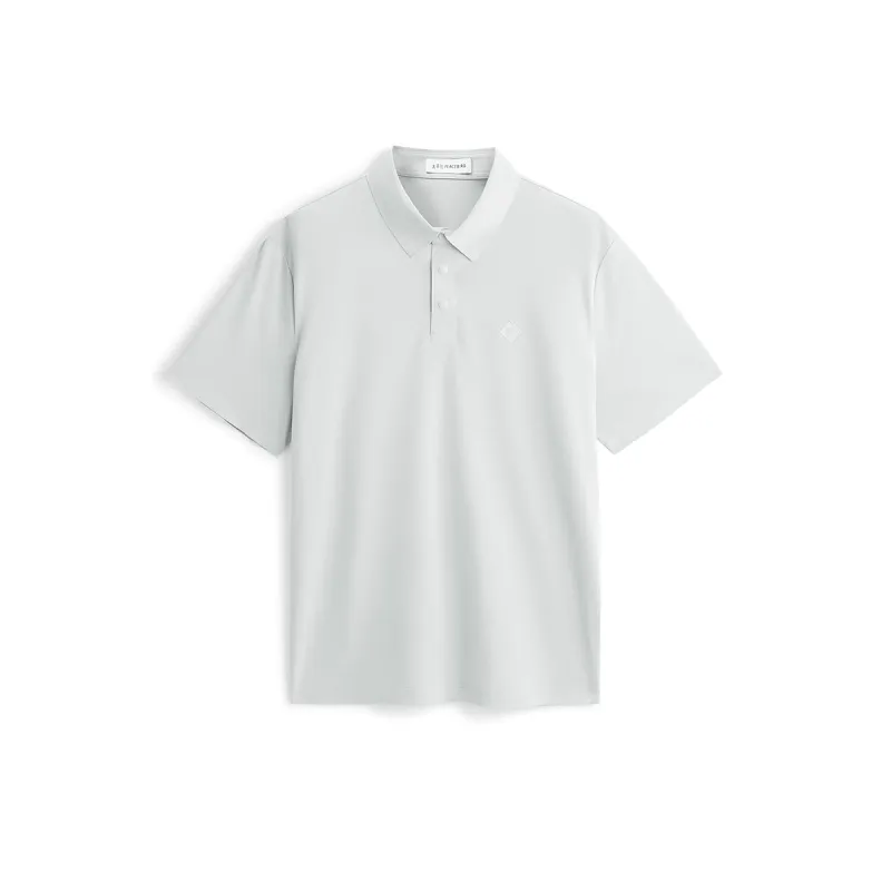 Men's Solid Cooling Seam-Taped Polo Shirt sold by PEACEBIRD