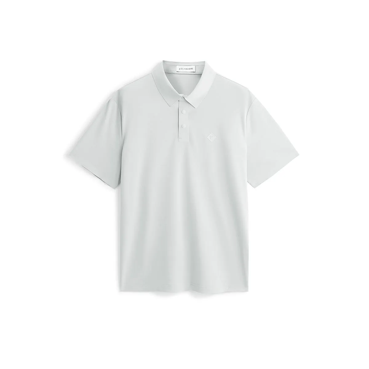 Men's Solid Cooling Seam-Taped Polo Shirt sold by PEACEBIRD