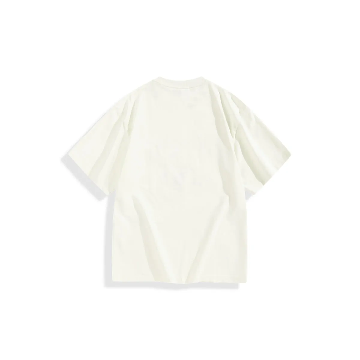 Men's Beige Graphic Print Embroidered T-Shirt sold by PEACEBIRD product image thumbnail 3