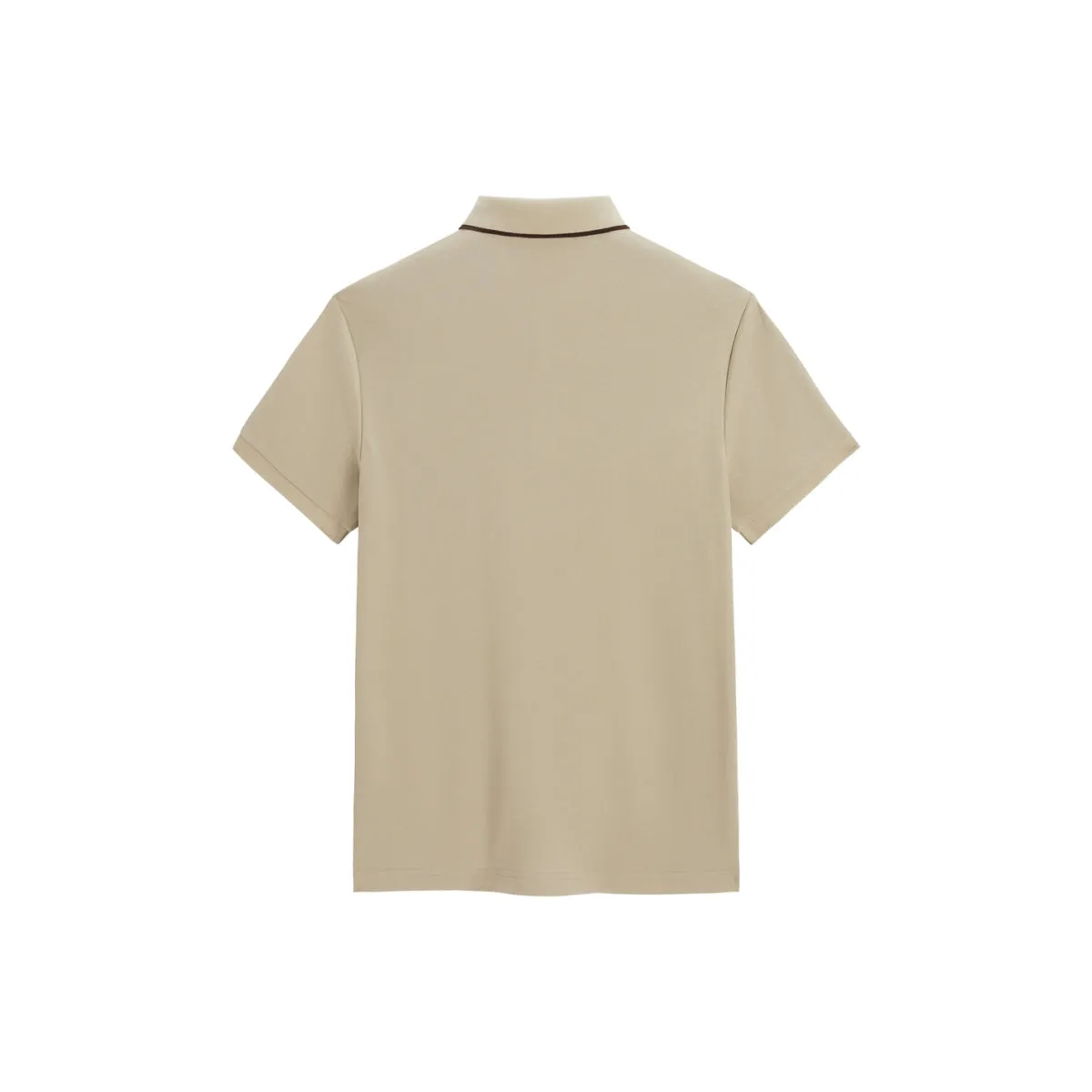 Men's Slim Solid Cooling Polo Shirt sold by PEACEBIRD product image thumbnail 3