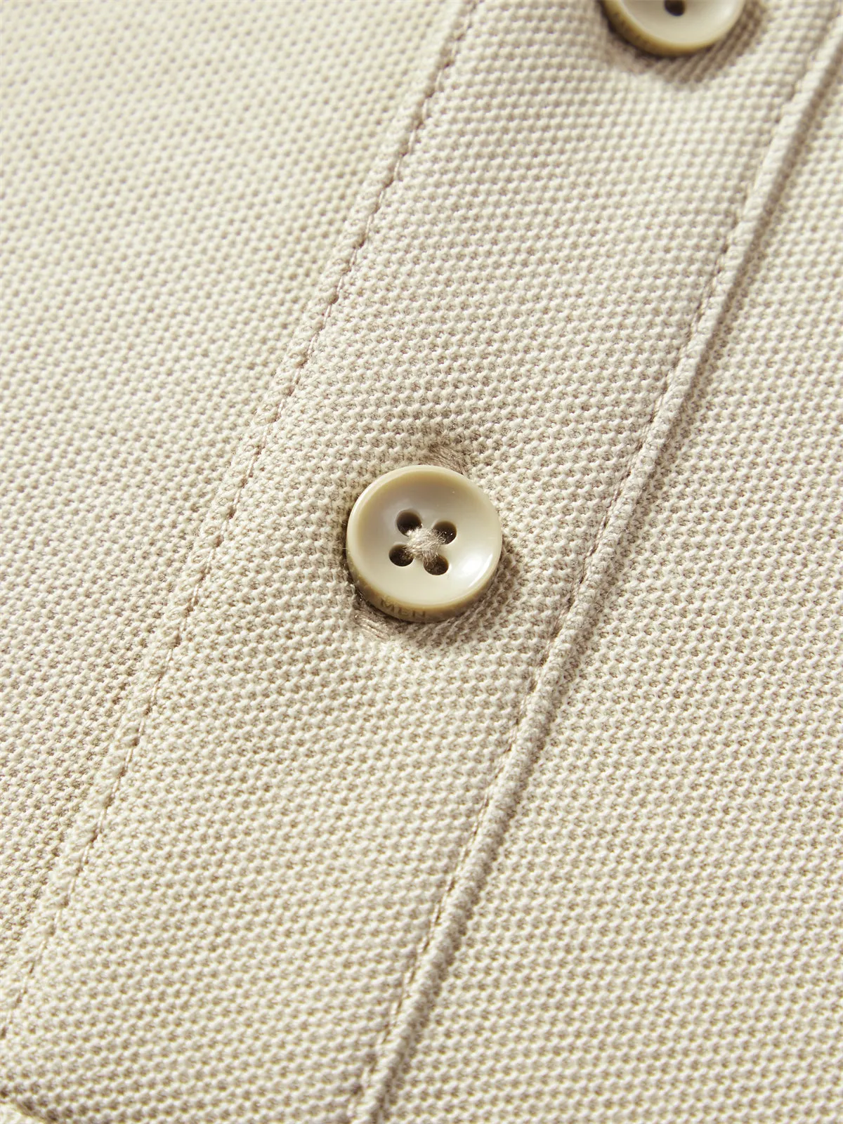 Men's Slim Solid Cooling Polo Shirt sold by PEACEBIRD product image thumbnail 5