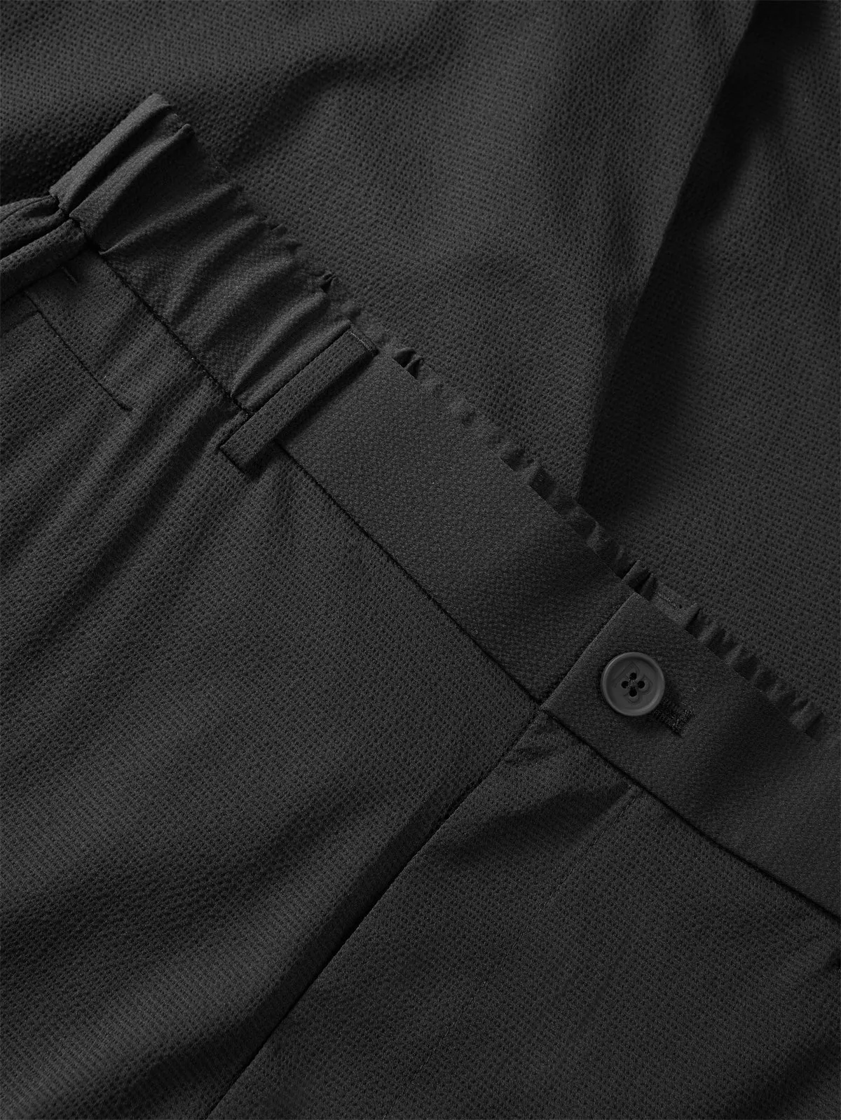 Men's Seersucker Textured Tapered Pants sold by PEACEBIRD product image thumbnail 3