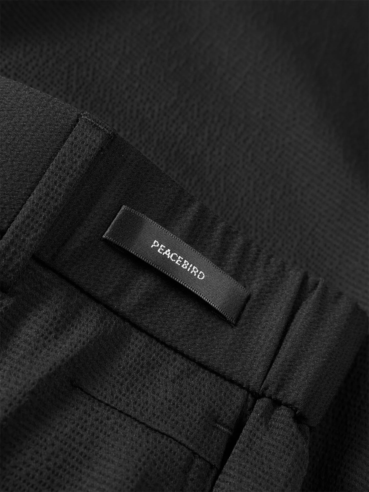 Men's Seersucker Textured Tapered Pants sold by PEACEBIRD product image thumbnail 5