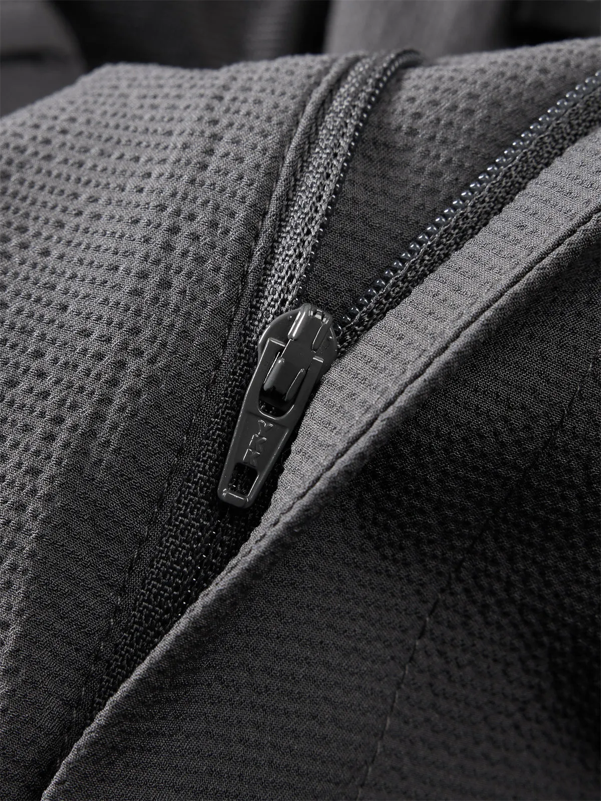 Men's Textured Cropped Tapered Pants sold by PEACEBIRD product image thumbnail 5