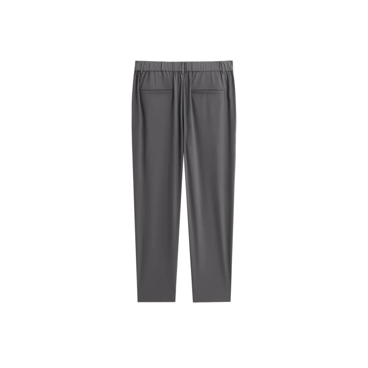Men's Textured Cropped Tapered Pants sold by PEACEBIRD product image thumbnail 3