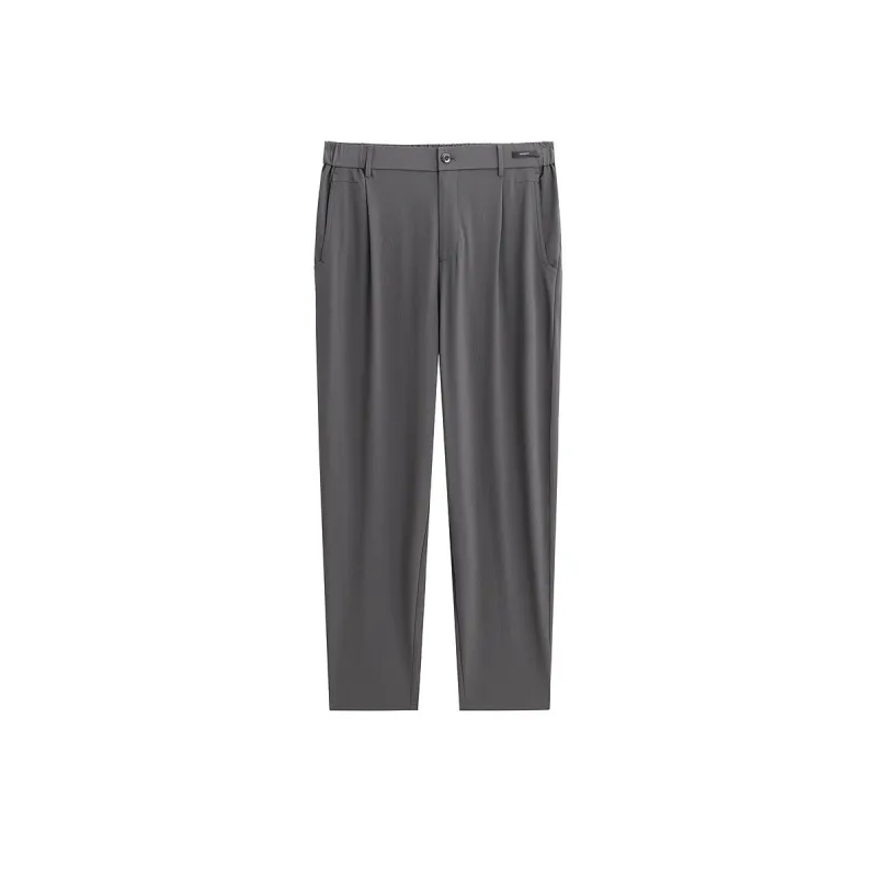 Men's Textured Cropped Tapered Pants sold by PEACEBIRD
