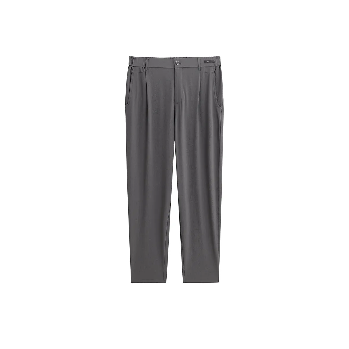 Men's Textured Cropped Tapered Pants sold by PEACEBIRD