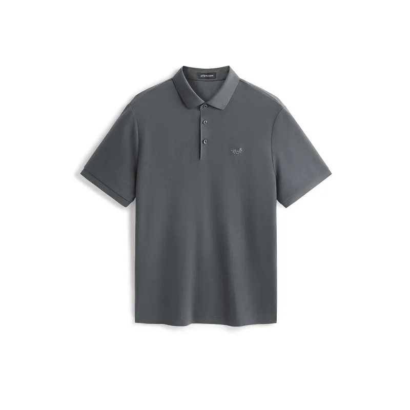 Men's Embroidered Graphic Polo Shirt sold by PEACEBIRD
