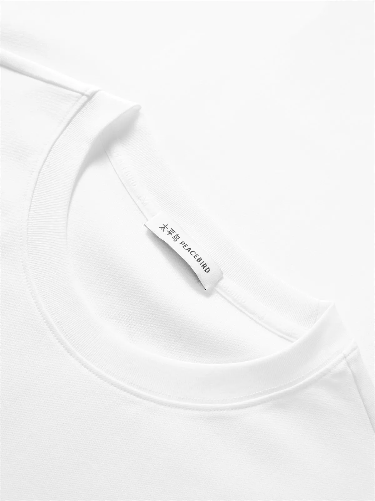 Men's Crewneck T-Shirt with Back Print sold by PEACEBIRD product image thumbnail 5