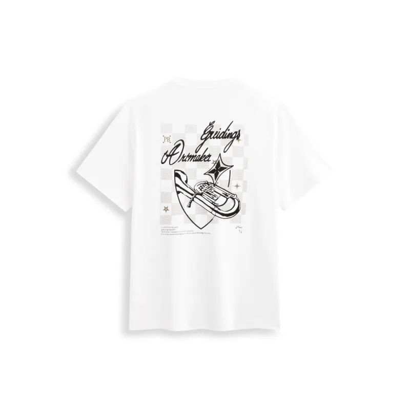 Men's Crewneck T-Shirt with Back Print sold by PEACEBIRD