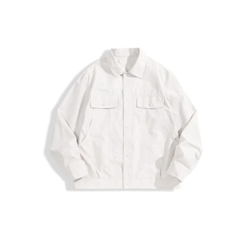 Men's Solid Utility Pocket Jacket sold by PEACEBIRD