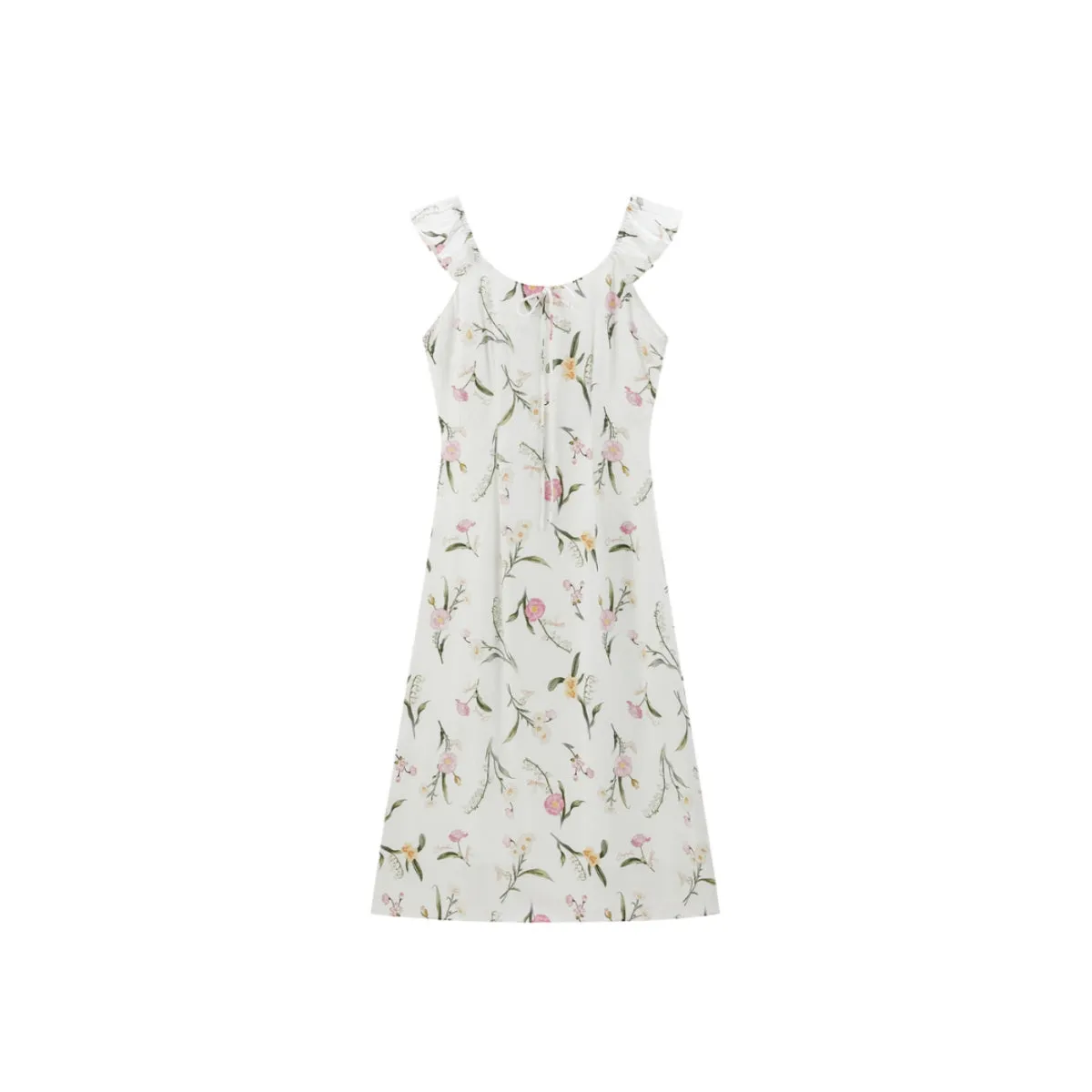 Women's Allover Jacquard Vacation Dress sold by PEACEBIRD product image thumbnail 3