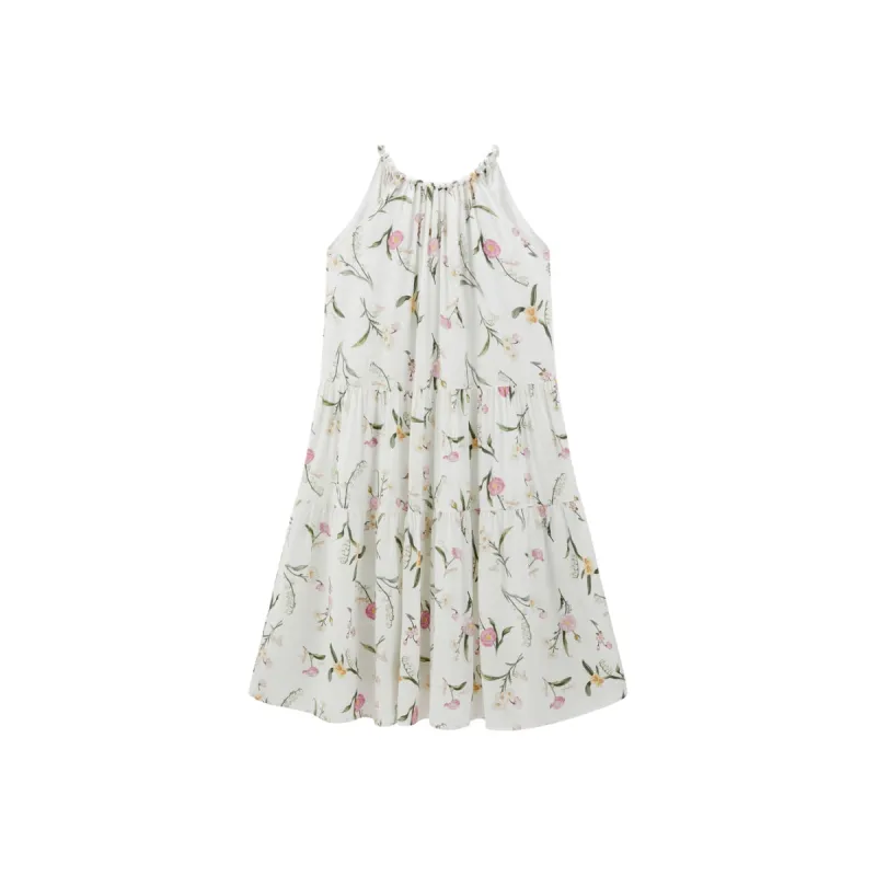 Women's Allover Jacquard Vacation Dress sold by PEACEBIRD